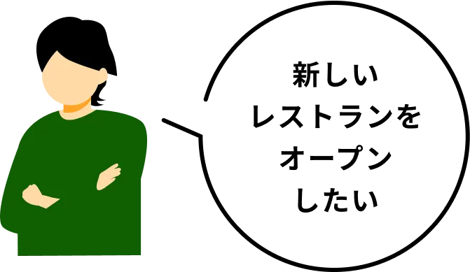 新しいレストランをオープンしたい