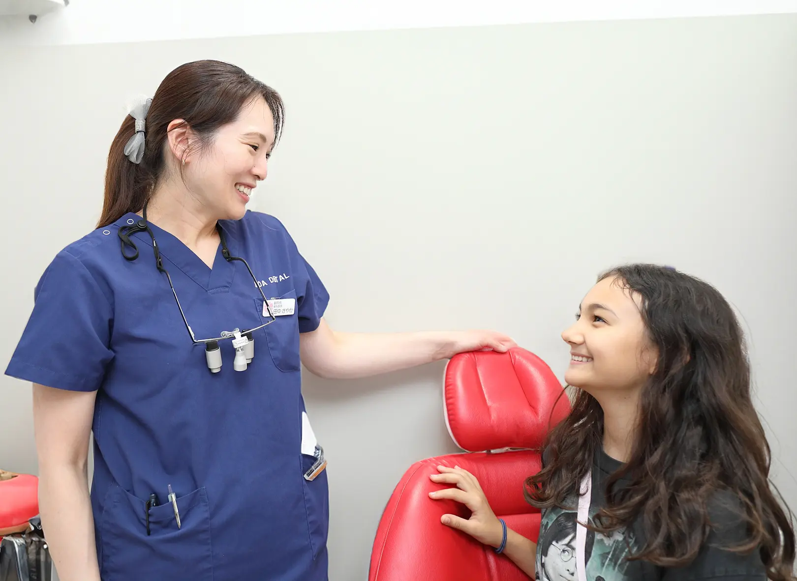 小児矯正治療の様子